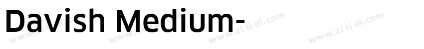 Davish Medium字体转换